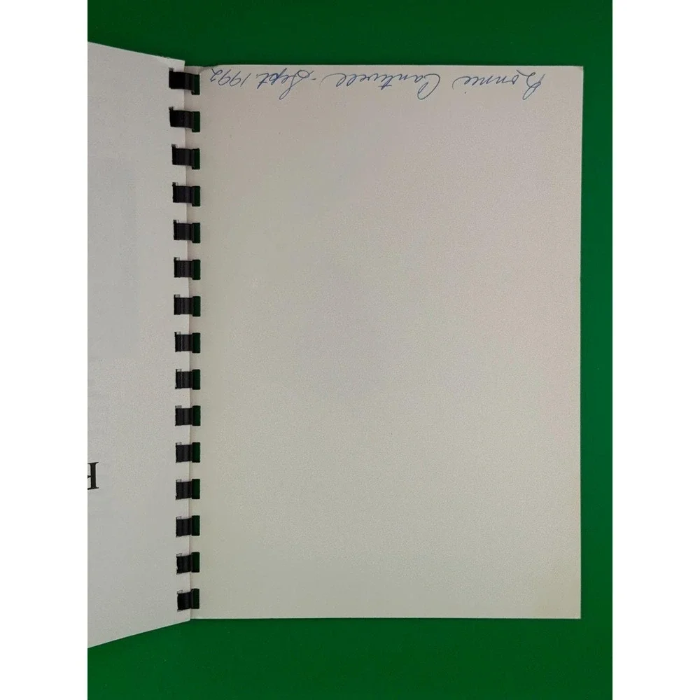 Cantwell First Cousins Cookbook Family Recipes Spiral Bound Community Texas